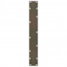 Nogi do stołu barowego w kształcie litery U 2 szt. Naturalna stal 60x(90-91) cm Stal