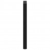 Nogi do stołu barowego w kształcie litery U 2 szt. Czarne 40x(100-101) cm Stal
