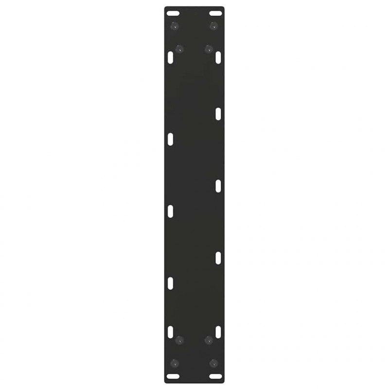 Nogi do stołu barowego w kształcie litery U 2 szt. Czarne 40x(100-101) cm Stal