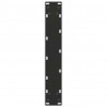 Nogi do stołu barowego w kształcie litery U 2 szt. Czarne 40x(100-101) cm Stal