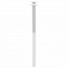 Nogi do stołu jadalnego w kształcie litery X 2 szt. Białe 50x(72-73) cm Stal