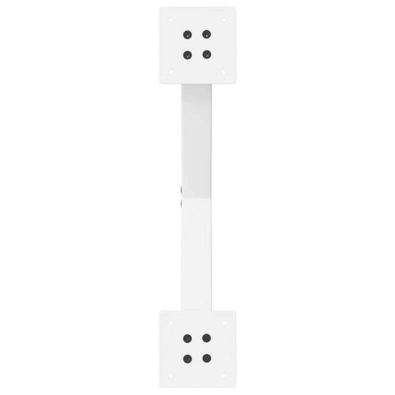 Nogi do stołu jadalnego w kształcie litery X 2 szt. Białe 50x(72-73) cm Stal