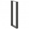 Nogi do stołu barowego w kształcie litery U 2 szt. Antracyt 40x(100-101) cm Stal