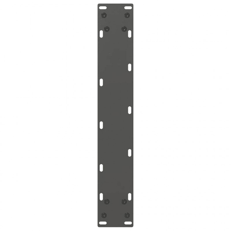 Nogi do stołu barowego w kształcie litery U 2 szt. Antracyt 40x(100-101) cm Stal