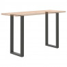 Nogi do stołu barowego w kształcie litery U 2 szt. Antracyt 40x(100-101) cm Stal