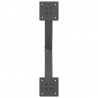 Nogi do stołu jadalnego w kształcie litery X 2 szt. Antracyt 50x(72-73) cm Stal