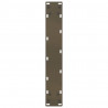 Nogi do stołu barowego w kształcie litery U 2 szt. Naturalna stal 40x(100-101) cm Stal