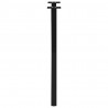 Nogi do stołu jadalnego w kształcie litery X 2 szt. Czarne 57x(72-73) cm Stal
