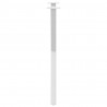 Nogi do stołu jadalnego w kształcie litery X 2 szt. Białe 57x(72-73) cm Stal