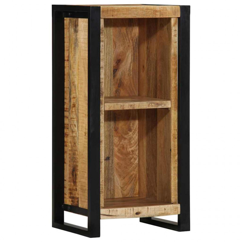 Szafka Nocna z półką Brązowy 40 x 30 x 80 cm Lite drewno mango