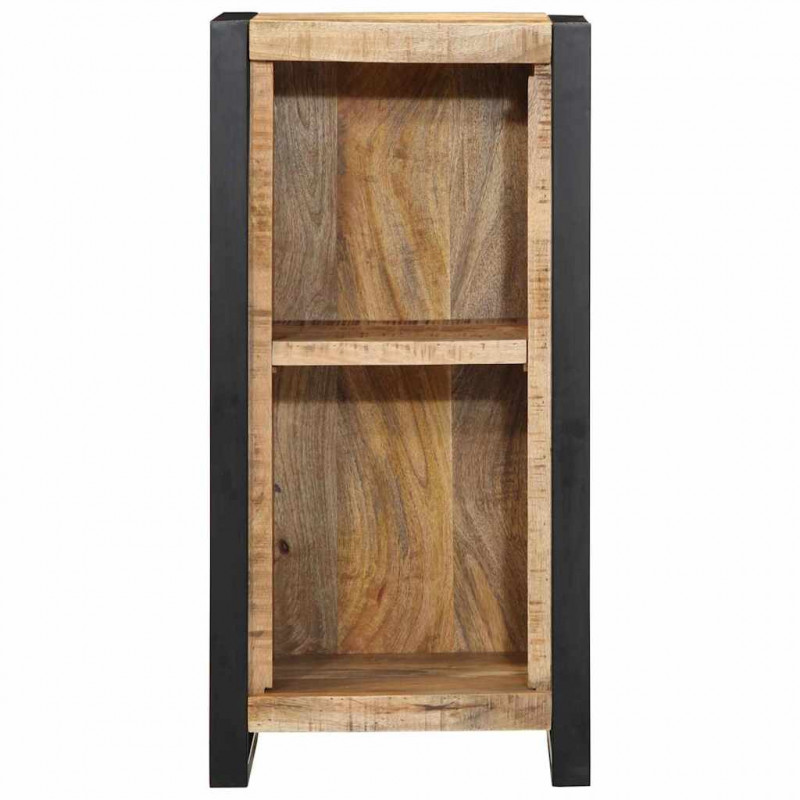 Szafka Nocna z półką Brązowy 40 x 30 x 80 cm Lite drewno mango