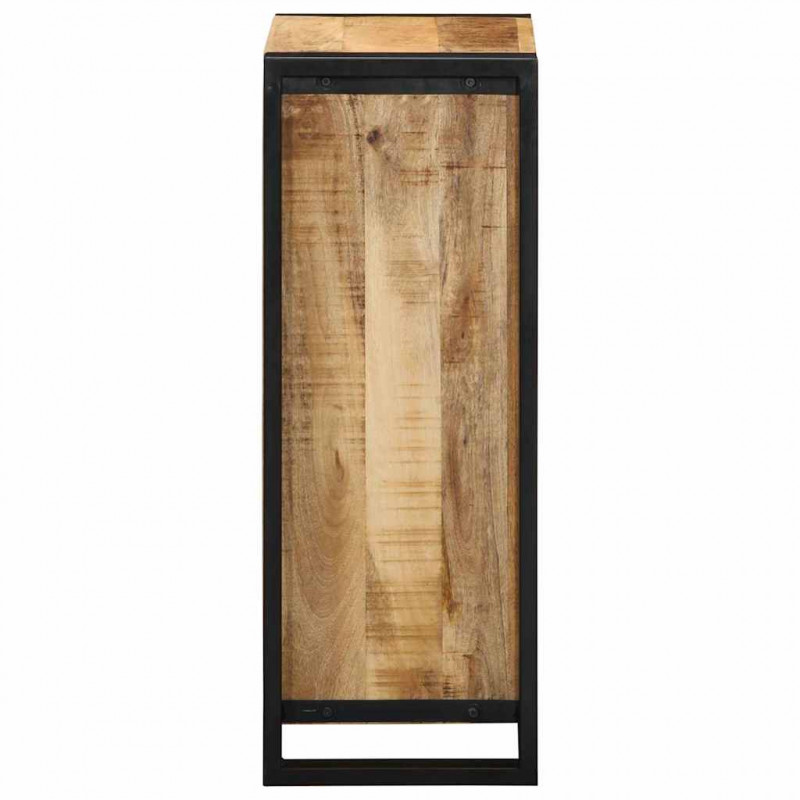 Szafka Nocna z półką Brązowy 40 x 30 x 80 cm Lite drewno mango
