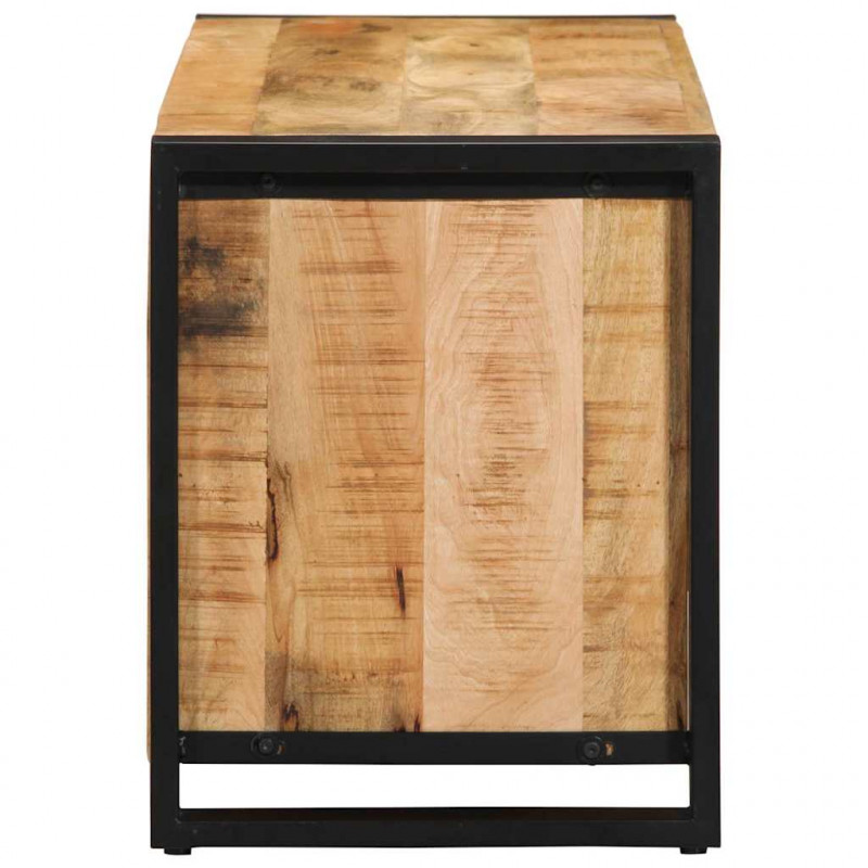 Ławka na buty Brązowy 100 x 40 x 50 cm Lite drewno mango