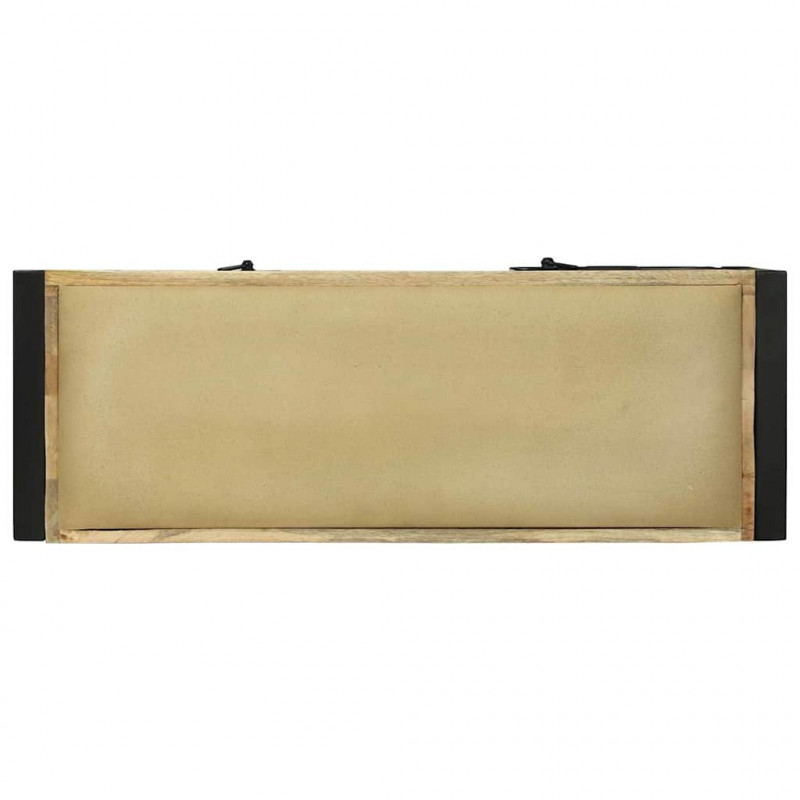 Ławka szafkowa Brązowy 100 x 35 x 50 cm Lite drewno mango