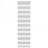 Roleta zebra, jasnoszara, szerokość tkaniny 45,9 cm, poliester