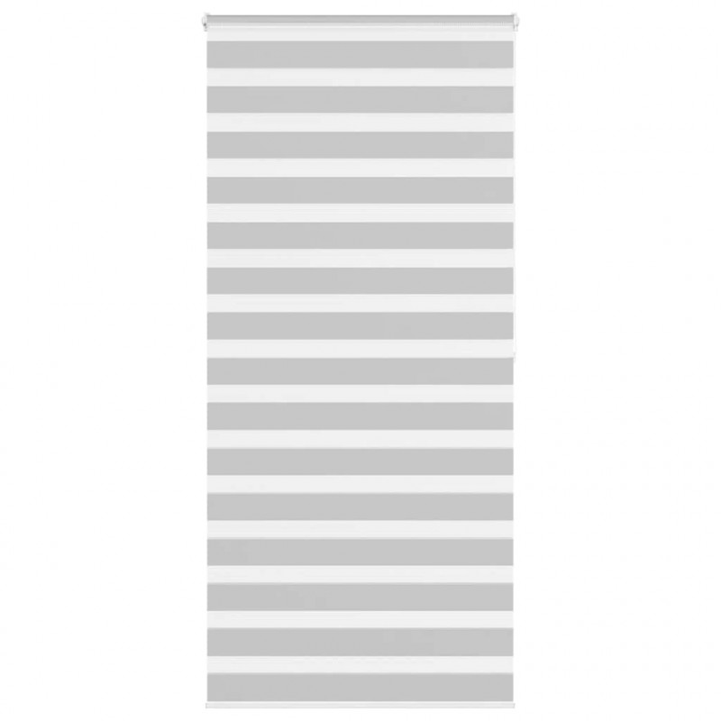 Roleta zebra, jasnoszara, szerokość tkaniny 100,9cm, poliester