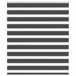 Roleta Zebra Czarna 135x100 cm Szerokość tkaniny Poliester