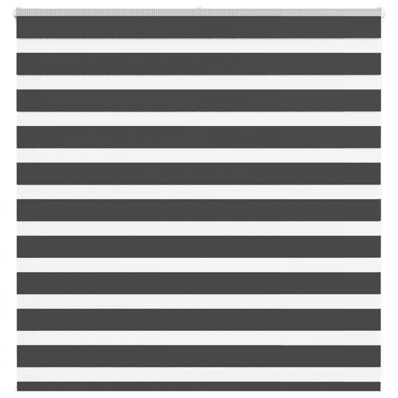 Roleta Zebra Czarna 150x100 cm Szerokość tkaniny Poliester