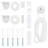 Roleta prysznicowa 70x240 cm Szerokość tkaniny 66 cm