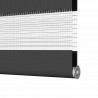 Roleta zebra, czarna, szerokość tkaniny 160,9cm, poliester