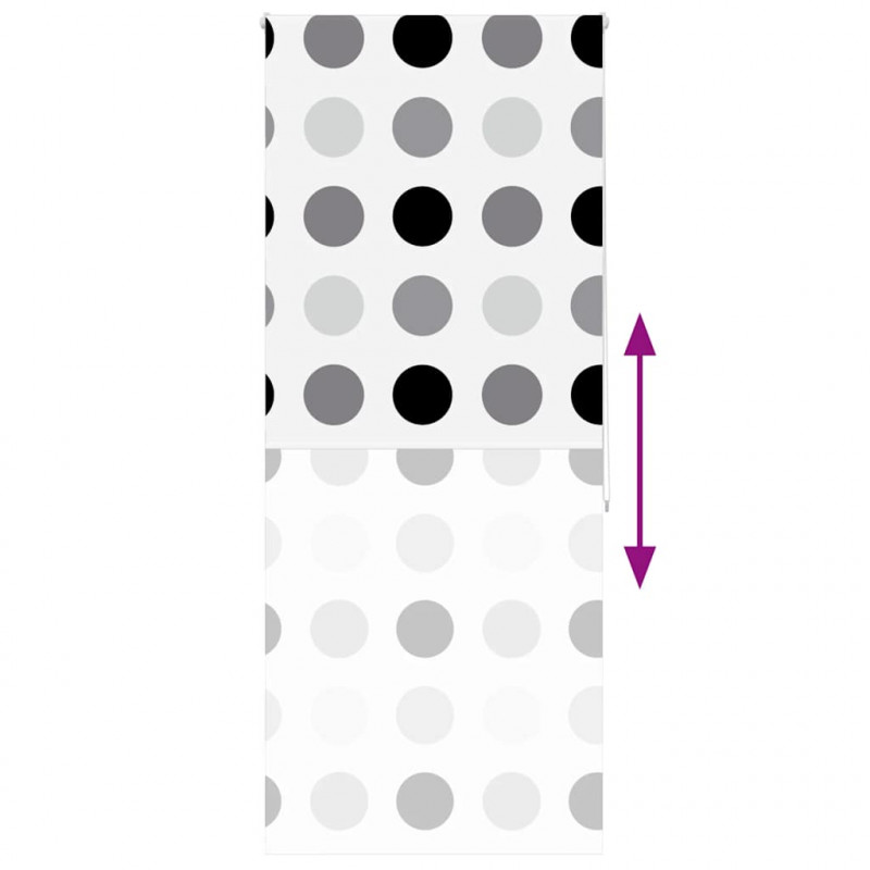 Roleta prysznicowa 90x240 cm Szerokość tkaniny 86 cm