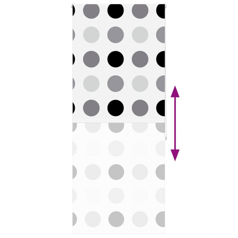 Roleta prysznicowa 110x240 cm Szerokość tkaniny 106 cm
