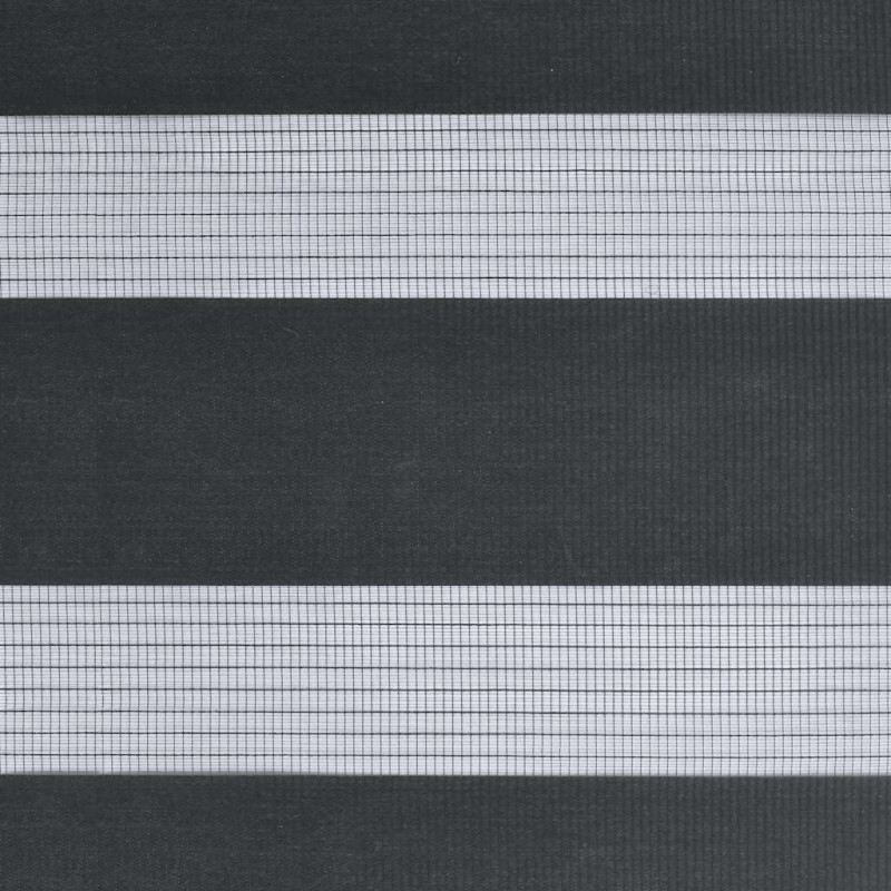 Roleta zebra, czarna, szerokość tkaniny 55,9 cm, poliester