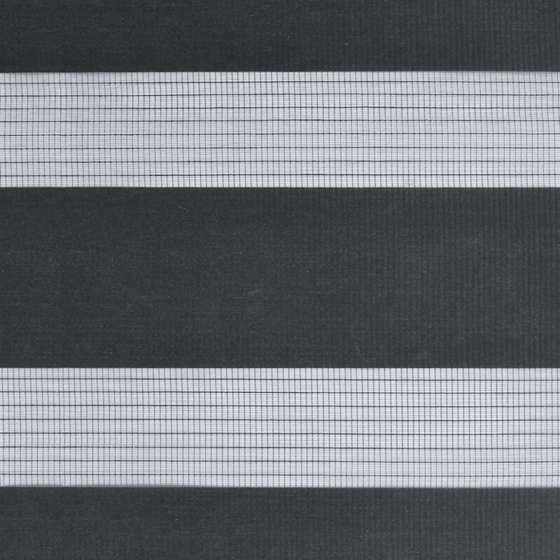 Roleta zebra, czarna, szerokość tkaniny 65,9 cm, poliester