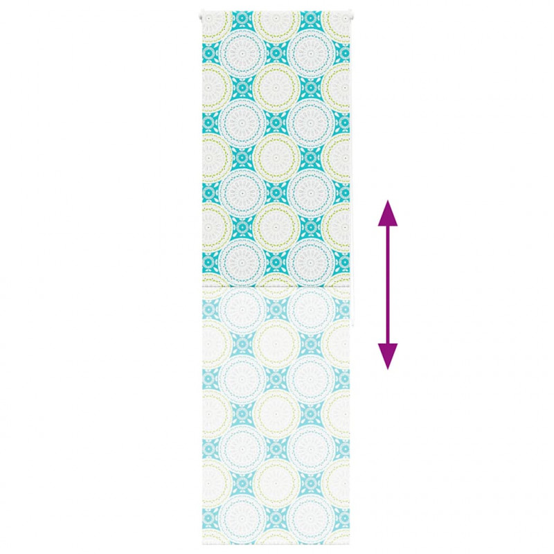 Roleta prysznicowa 60x240 cm Szerokość tkaniny 56 cm
