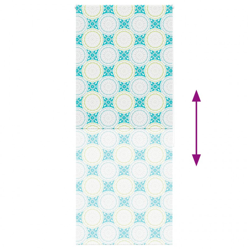 Roleta prysznicowa 90x240 cm Szerokość tkaniny 86 cm