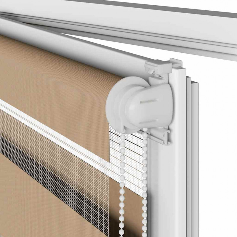 Roleta zebra, 65x200 cm, szerokość tkaniny 60,9 cm, poliester