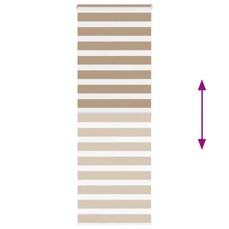Roleta zebra, 70x200 cm, szerokość tkaniny 65,9 cm, poliester