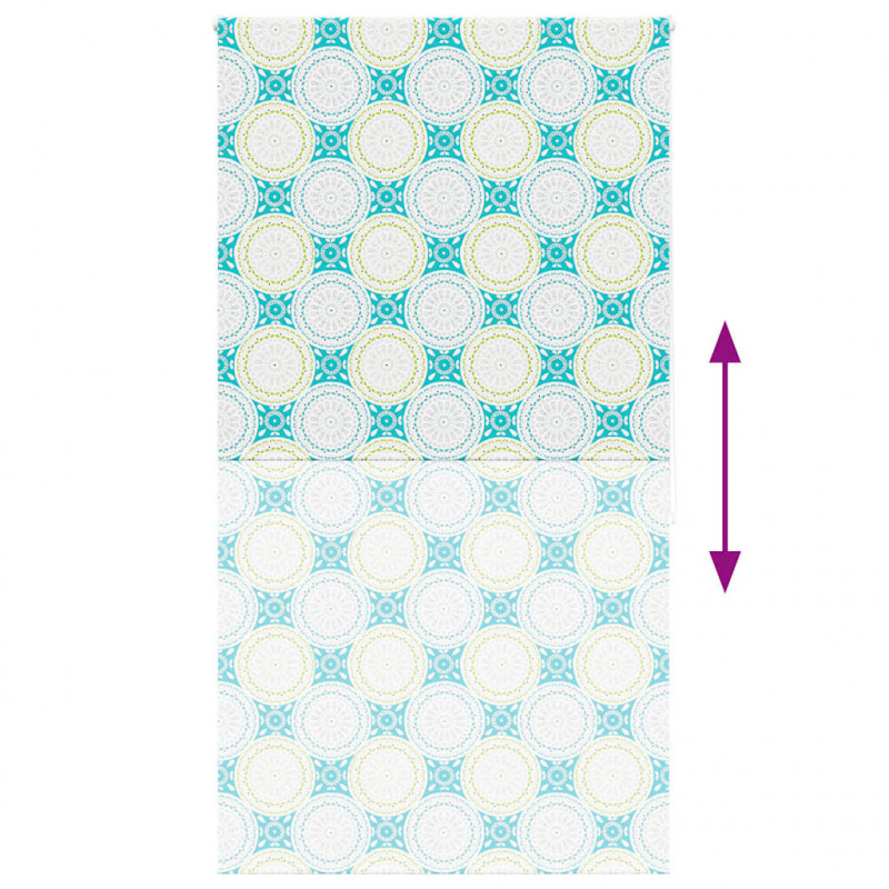 Roleta prysznicowa 120x240 cm Szerokość tkaniny 116 cm