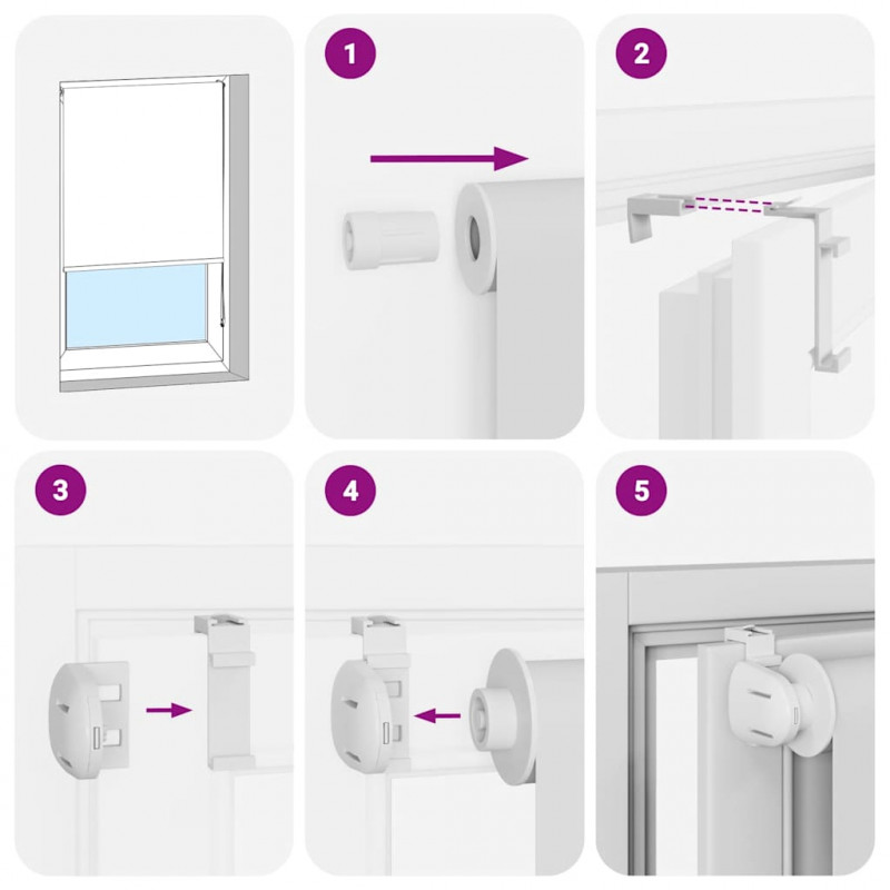 Roleta prysznicowa 120x240 cm Szerokość tkaniny 116 cm