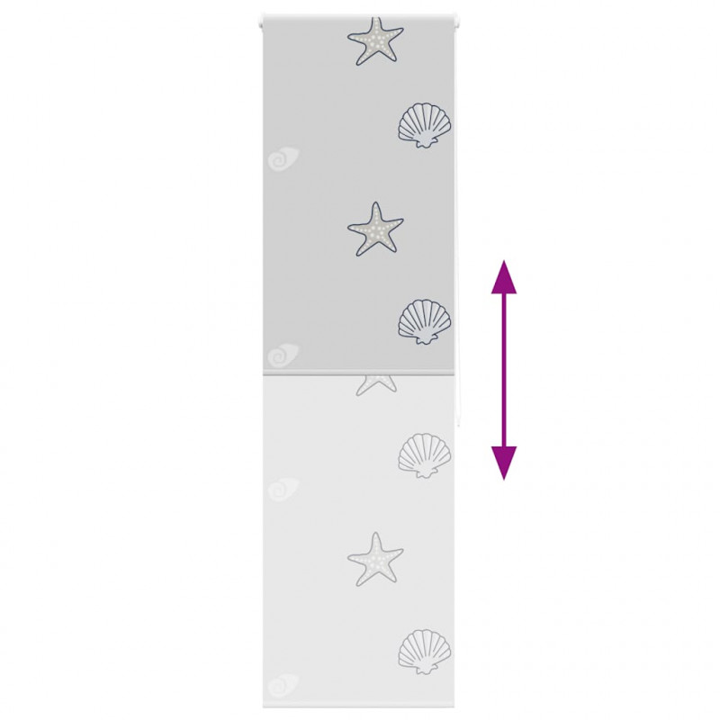 Roleta prysznicowa 70x240 cm Szerokość tkaniny 66 cm