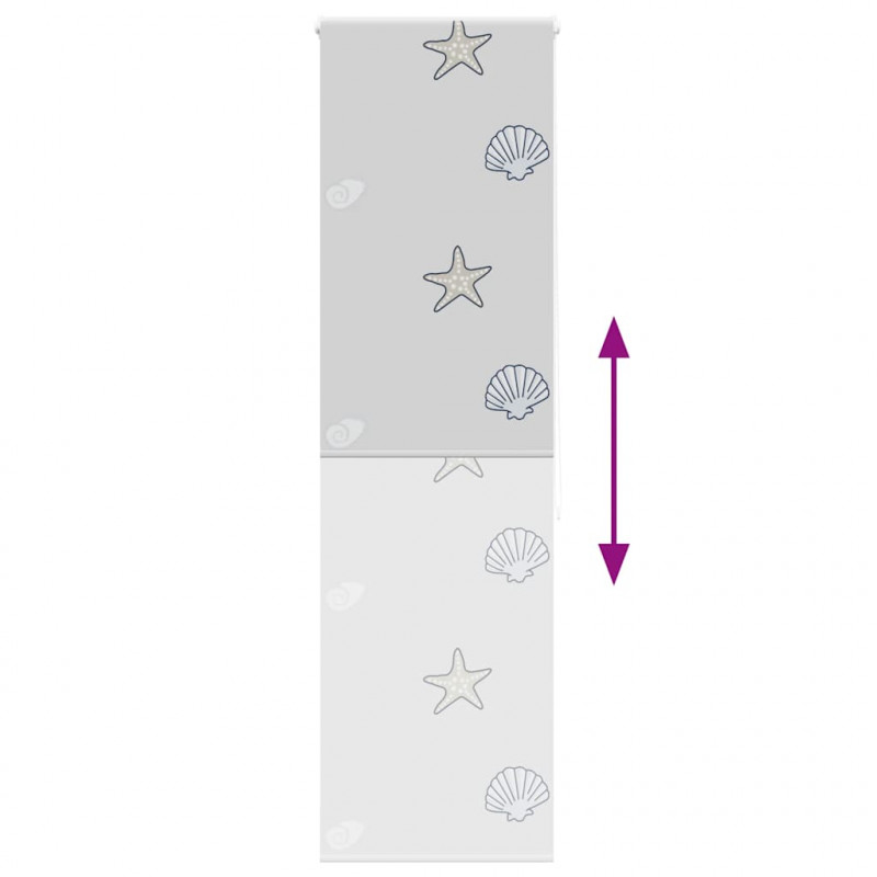 Roleta prysznicowa 80x240 cm Szerokość tkaniny 76 cm