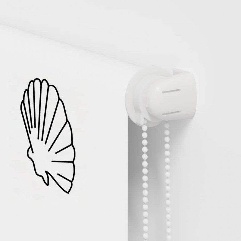 Roleta prysznicowa 130x240 cm Szerokość tkaniny 126 cm