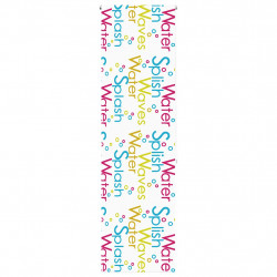 Roleta prysznicowa 60x240 cm Szerokość tkaniny 56 cm
