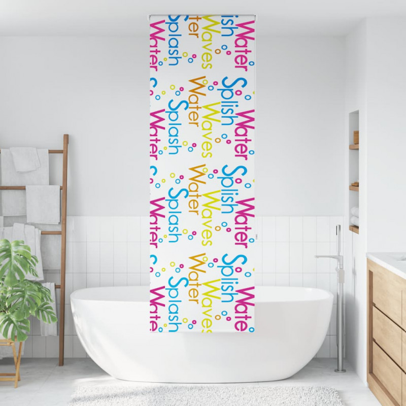 Roleta prysznicowa 60x240 cm Szerokość tkaniny 56 cm