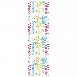 Roleta prysznicowa 70x240 cm Szerokość tkaniny 66 cm