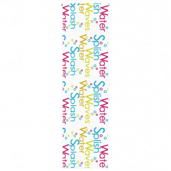 Roleta prysznicowa 80x240 cm Szerokość tkaniny 76 cm