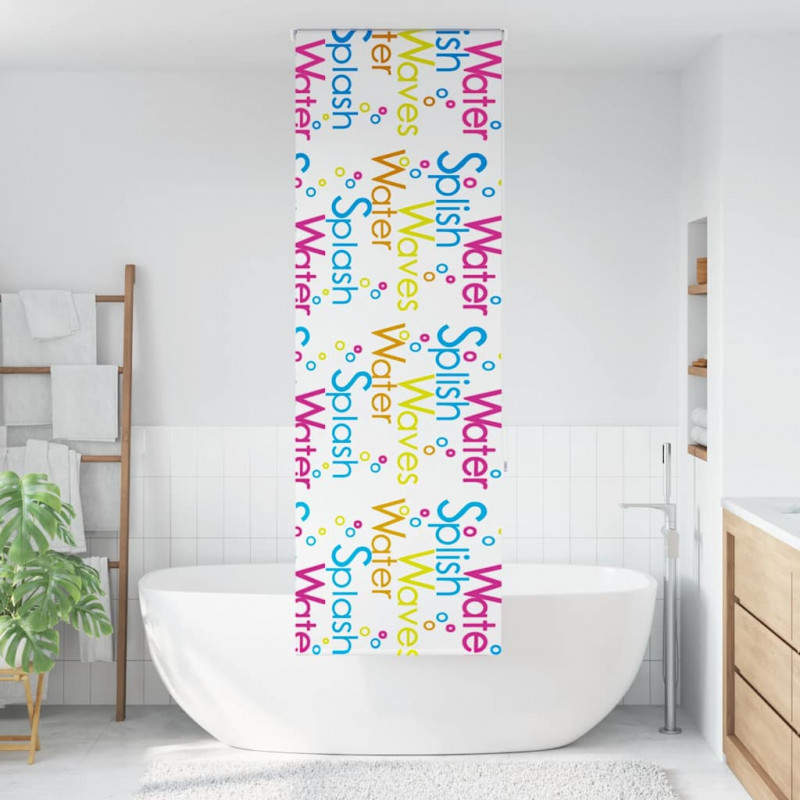 Roleta prysznicowa 80x240 cm Szerokość tkaniny 76 cm