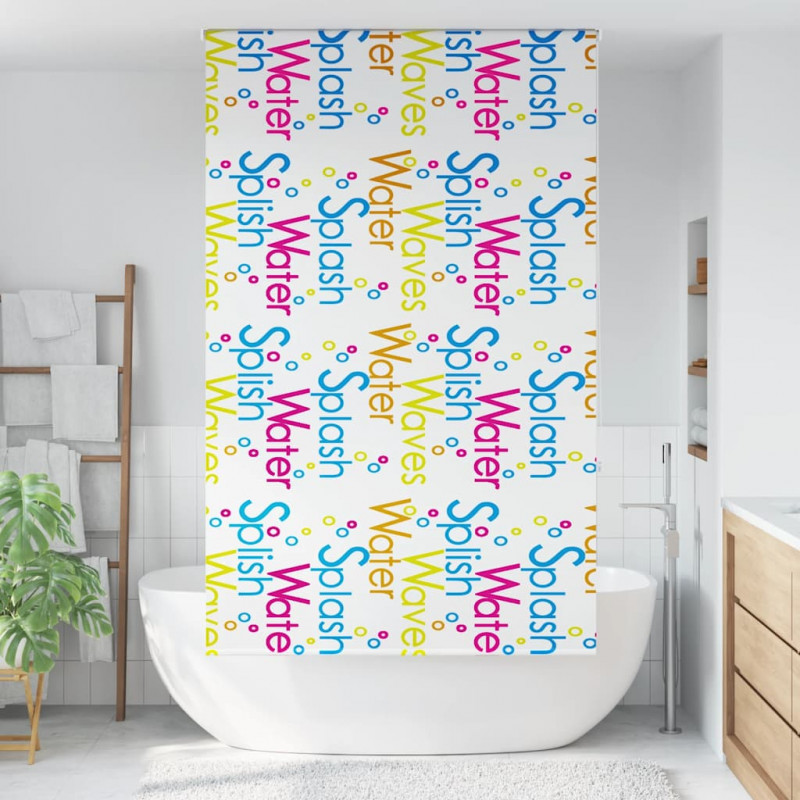 Roleta prysznicowa 140x240 cm Szerokość tkaniny 136 cm