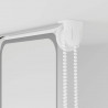 Roleta prysznicowa 80x240 cm Szerokość tkaniny 76 cm