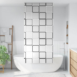 Roleta prysznicowa 100x240 cm Szerokość tkaniny 96 cm
