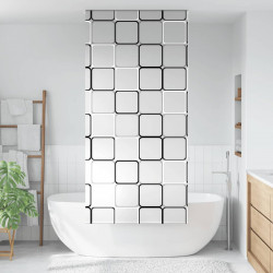 Roleta prysznicowa 110x240 cm Szerokość tkaniny 106 cm
