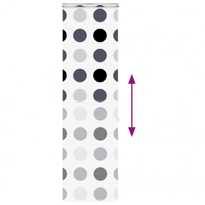 Roleta prysznicowa z kasetą 70x240 cm Szerokość tkaniny 66 cm