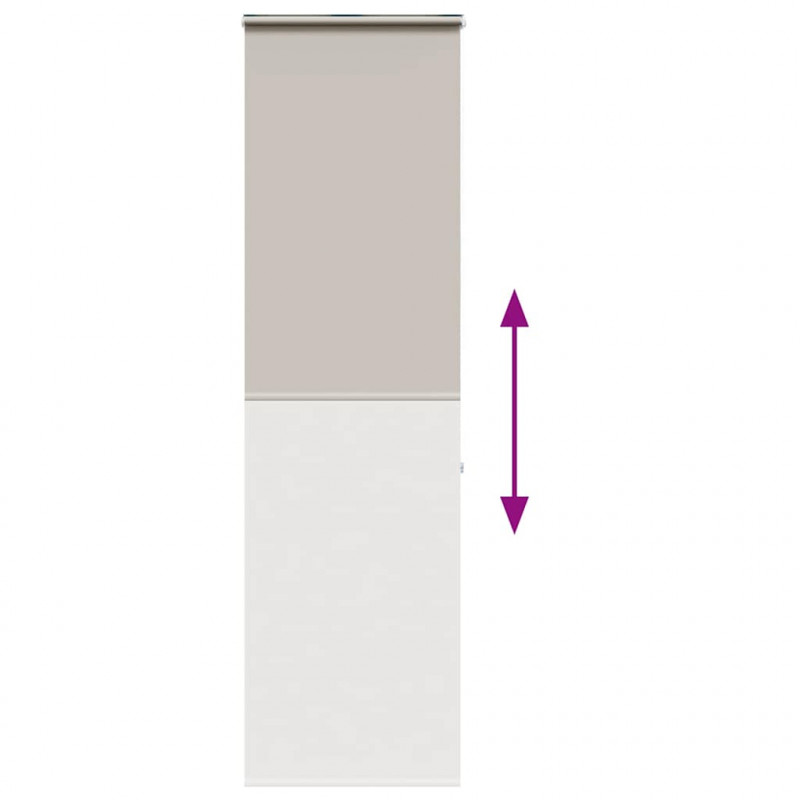 Roleta prysznicowa z kasetą 70x240 cm Szerokość tkaniny 66 cm