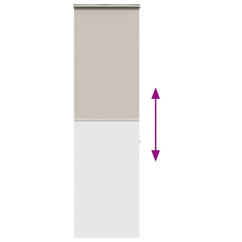Roleta prysznicowa z kasetą 80x240 cm Szerokość tkaniny 76 cm