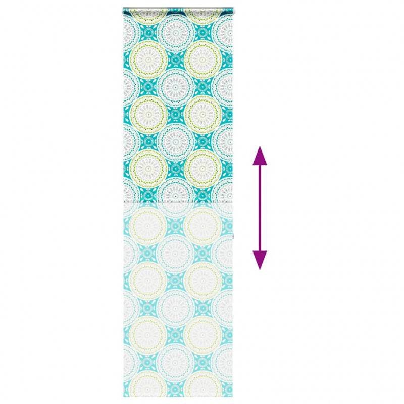 Roleta prysznicowa z kasetą 80x240 cm Szerokość tkaniny 76 cm